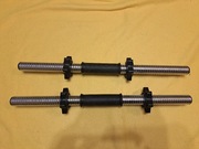 2x Gryf Prosty, Długość ok.52cm, Średnica ok 3cm