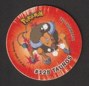 POKEMON TAZO ŻETON - # 128 TAUROS
