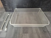 Ikea PAX Komplement szuflada Kosz druciany, biały, 75x58 cm - 3 szt