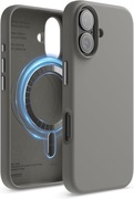 Magnetyczne silikonowe etui kompatybilne z iPhone 16 6.1 Inch (szary)