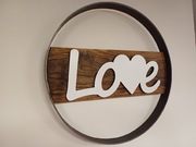 Dekoracja na ścianę Love ozdoba 