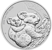 Koala 1 uncja srebra 2023