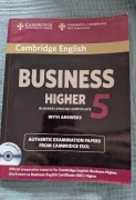 "Business Higher - 5" Cambridge English z płytą CD 
