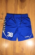 Szorty Hummel r. S nieb sportowe krótkie poliestrowe 