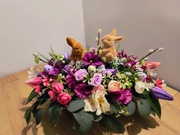 Stroik ,kompozycja świąteczna, wielkanocna do domu lub na grób . ST11