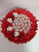 Bukiet jadalny z Raffaello, bukiet ze słodyczy prezent na urodziny imieniny