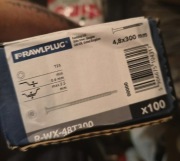 RAWLPLUG Wkrety stali metalu dachowe R-WX Samowiercący 4,8x300mm 100sz T25