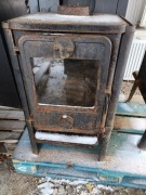 Piec koza metalowy szamotowy 