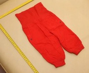 Spodnie chłopięce sztruksy lupilu rozm 62 czerwone