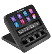 Elgato Stream Deck + 10GBD9901 Kontroler Midi, Czarny, 8 + 4