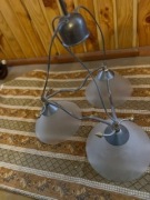 lampa wisząca trzy klosze  szkło