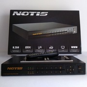 Rejestrator DVR hybrydowy 8-kanałowy + Dysk 2 TB