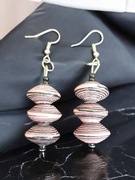 Kolczyki - Ekologiczne, ręcznie robione kolczyki z Afryki (Uganda)