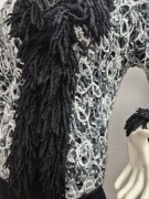 Szałowy sweter marki biba ( grupa escada) na siatce tkany . Taki inny 