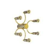 Lampa Leola złoto lata 60 70 vintage