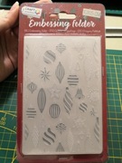 Folder embossing wytłaczanie scrapbooking 10x15 święta 