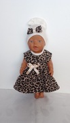 Sukienka dla lalki 42-45 cm Baby Born 