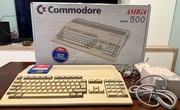Amiga 500 BOX recap, kickstart 1.2, rozszerzenie 1,8MB, myszka zasilacz