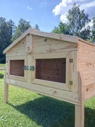 Dekoracyjna klatka dla królików 125/70 wys.70+nogi