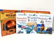 Zestaw książek popularnonaukowych dla dzieci, ksiażka LEGO i puzzle