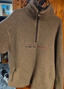 Bluza z polaru na narty z zamkiem 1/3 TREK 4000 szara, r. XL (1999 r.)