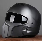 Kask pełnotwarzowy z wypinaną szczęką replika Scorpiona r.L
