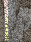 Damskie sportowe Legginsy wysoki stan Superdry Tech Neonowe z kieszonką XS