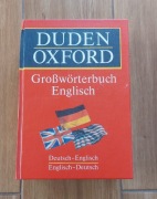 Słownik niemiecko-angielski duden Oxford GroBewörterbuch dictionary nauka 