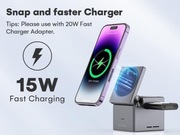 ŁADOWARKA ładująca 3 w 1, szybka ładowarka 15 W