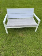 Ławka biała 120cm