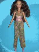 Lalka Barbie - Spodnie ogrodniczki