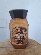 Słoik handmade Decoupage 900ml na kawe z motywem Krasnala