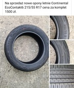 Opony Continental  EkoContakt6 215/55 R17
