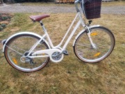 Rower damski Giant Flourish 2 kremowy M z koszykiem