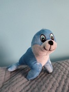 Maskotka mała niebieska foka foczka stan idealny