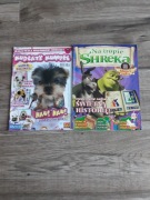 Zestaw gazetek dla dzieci Kudłaty kumpel i Na tropie Shreka czasopisma  