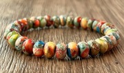 Bransoletka Boho – Naturalny Jaspis Cesarski | Czakra Gardła [Nowa]