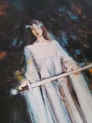 "Arcykapłanka" Ilustracja grafika A3