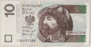 Banknot 10 zł CN 693 5 396 (Radar) 2025 r.