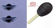 Naklejka MINI COOPER 22mm 22x10mm Emblemat Kluczyk Pilot Logo znaczek