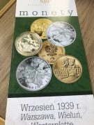 10 zł Wrzesień 1939 r Warszawa, Wieluń, Westerplatte - 2009 r