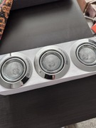 Zestaw 3 Opraw Oświetleniowych GU10 srebrne okrągłe