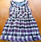 w kratę na podszewce -rozmiar 86/92cm