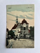 Pocztówka zespół klasztorny paulinów w Pińczowie
