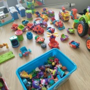 Zestaw zabawek Super zings i geomag