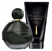 Zestaw avon Far Away Glamour [Perfumy + Balsam] woda perfumowana Unikaty