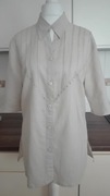Reserved XL 42 Bluzka koszula ( sukienka ? ) 100 % LEN 