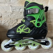 Regulowane rolki ROCA Punch Alu Kid r.35-38 świecące koła