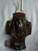 ZABYTKOWA KROPIELNICA MOSIĄDZ DREWNO 27,8 CM.