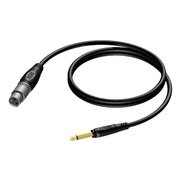 PROCAB REF900/10-P kabel audio wtyk Jack 6.3 Mono / gniazdo XLRf 10 m